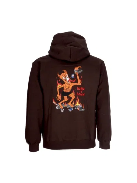 Bluza Thrasher z logo brązowa