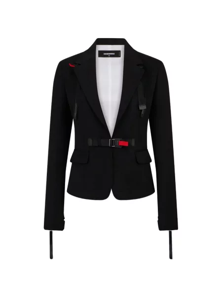 Sacou Dsquared2 cu cataramă negru