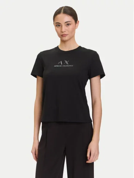 Armani Exchange Majica črna