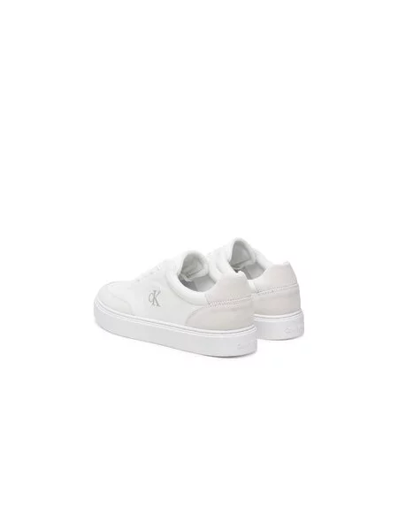 Sneakersy Calvin Klein Classic Cups Oxf Tmb Lth-Su Tc biela