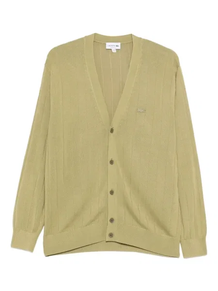 Cardigan Lacoste verde