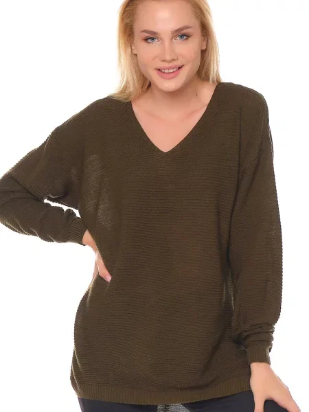 Pulover Dewberry maro