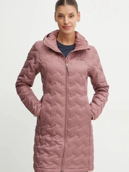 Columbia geaca sport din puf Delta Ridge roz