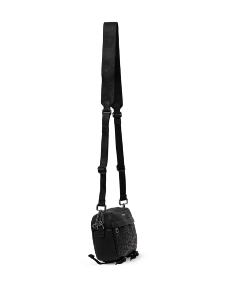 Geantă crossbody Hugo cu autograf negru