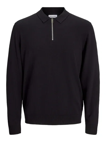 JACK & JONES Pulover JJEEmil' negru