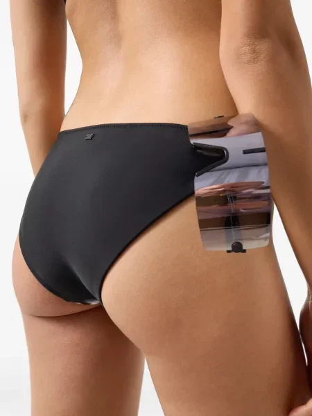 Bikini Bogner Fire+ice cu imagine cu imprimeu abstract negru