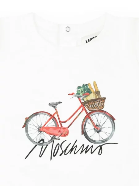 Koszulka dziecięca Moschino biała