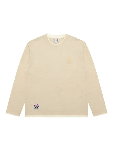 Tricou Aape By A Bathing Ape cu decolteu rotund lung