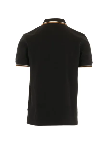 Tricou polo Fred Perry cu dungi negru