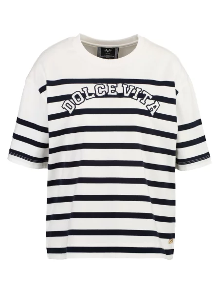 ITALIA Tričko Petonia černá bílá