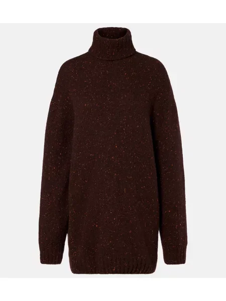 Heláncă The Row din cașmir maro