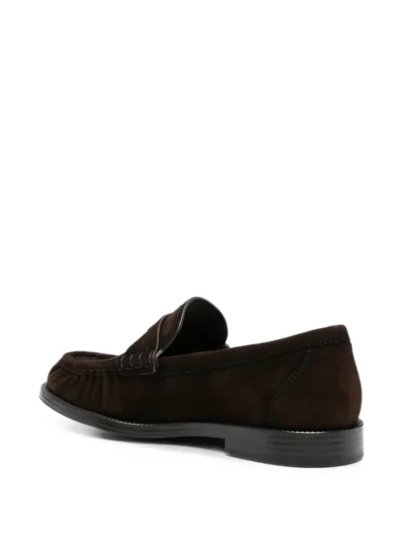 Chiloți Tamaris din piele de căprioară slip-on maro