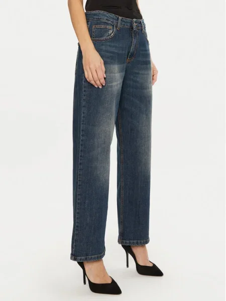 Rinascimento Blugi Bleumarin Boyfriend Fit