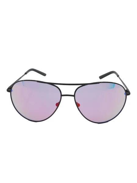 Ochelari de soare Nike cu cordon din jerseu cu imprimeu abstract gri