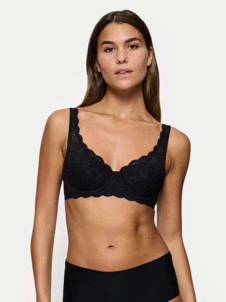 Triumph podprsenka čipkovaná Amourette čierna