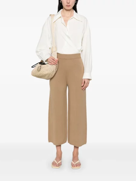 Pantaloni Joseph de lână maro