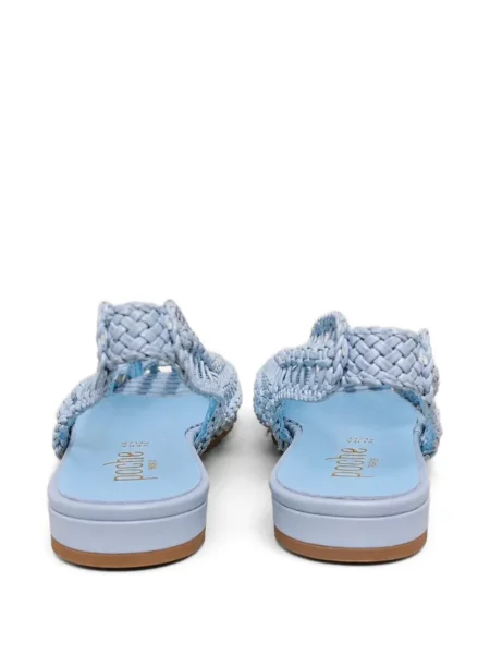 Pantofi cu toc Poche Paris slingback albastru