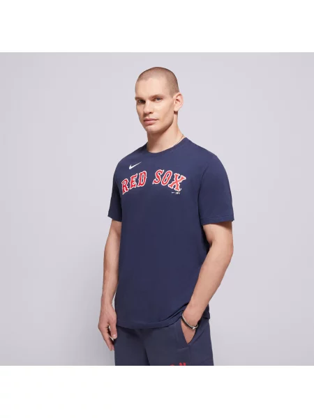 Nike T-Shirt Fuse Wordmark Cotton Tee Boston Red Sox czerwona