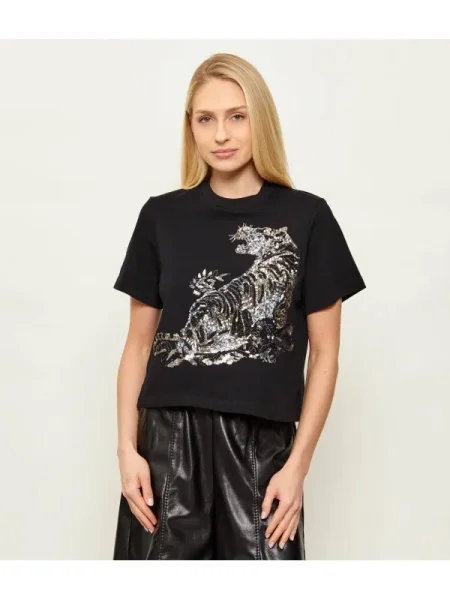 AllSaints Tricou POUNCE LISA negru
