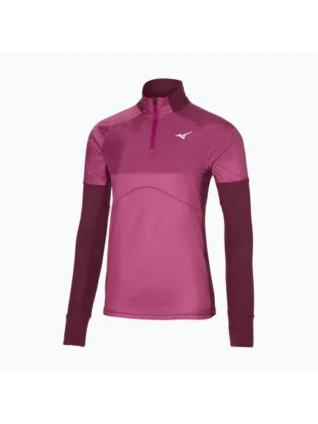 Дамска тениска за бягане с дълъг ръкав Mizuno Hybrid LS Tee magenta haze розово
