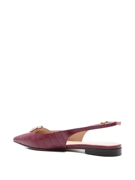 Pantofi cu toc Twinset slingback violet
