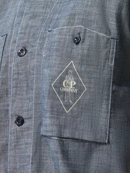 Рубашка C.p. Company синяя