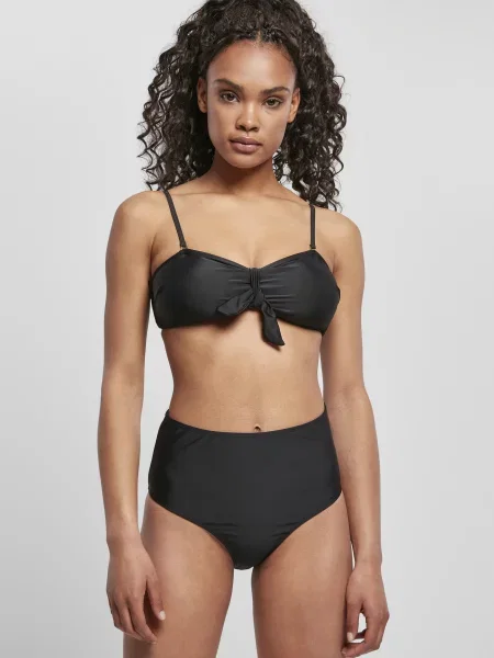 Bikini Urban Classics z wysoką talią czarne