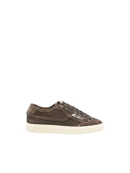 Sneakersy Autry zamszowe brązowe