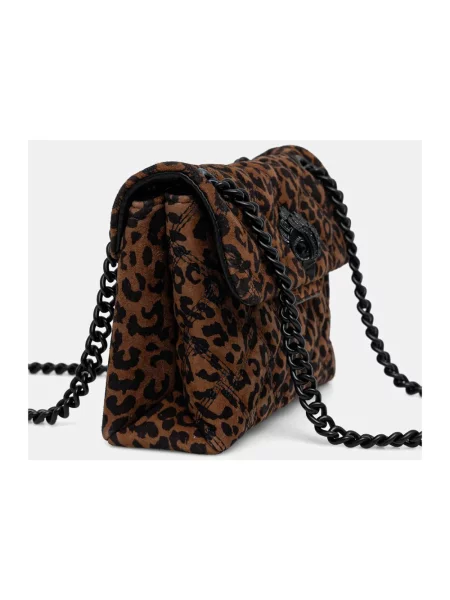 Torebka Kurt Geiger London skórzana brązowa