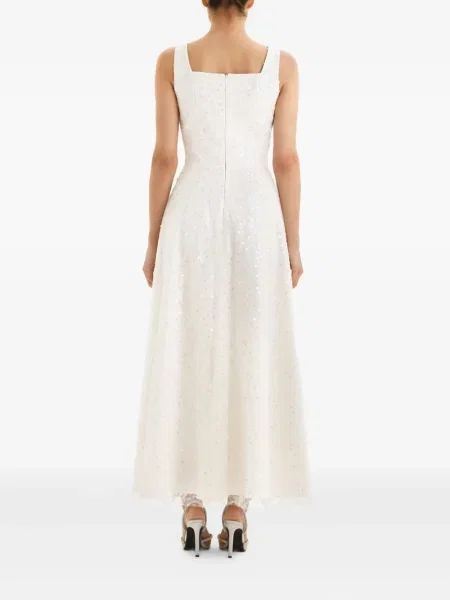 Rochie midi Post Meridiem cu paiete până la genunchi de costum