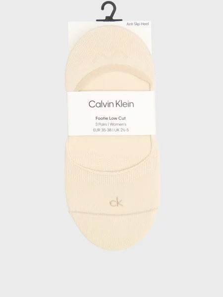 Шкарпетки Calvin Klein бежеві