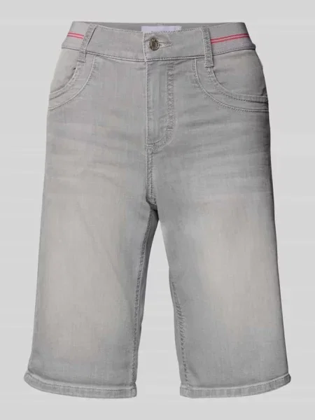 Bermudy o kroju regular fit z elastycznym pasem model ‘SPORTY’ Angels