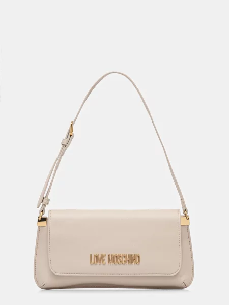 LOVE MOSCHINO Дамска чанта Екрю бежово