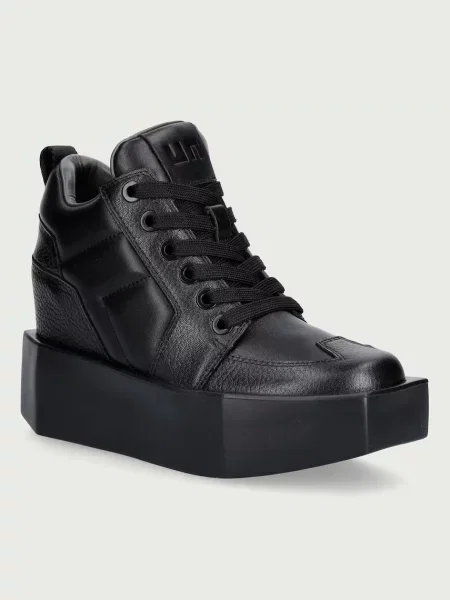 United Nude Stone Court Mid tenisice za žene od kože crna