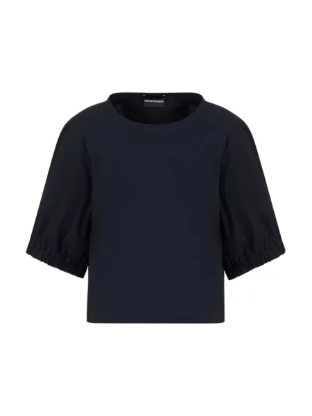 Bluzka Emporio Armani niebieska