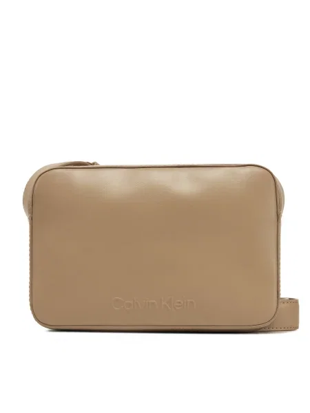 Geantă Calvin Klein bej