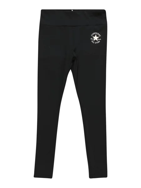 CONVERSE Leggings Chuck negru alb