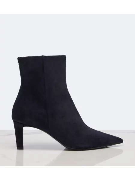 Semišové členkové čižmy Jimmy Choo modrá