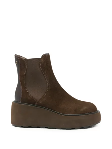Botine chelsea Cafènoir cu pană maro