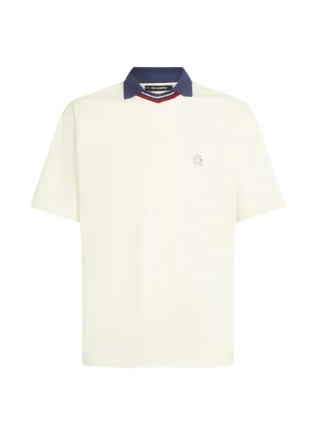 Gulerat tricou Karl Lagerfeld cu decolteu în V