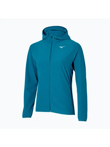 Дамско яке за бягане Mizuno Alpha Jacket moroccan blue синьо