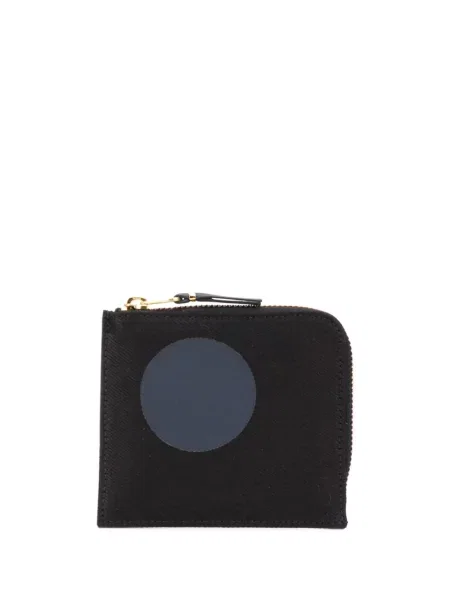 Portofel Comme Des Garçons Wallet cu buline cu imagine negru