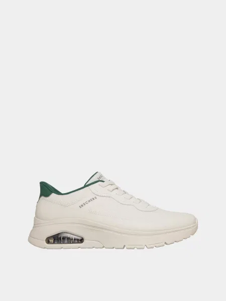 Кожаные повседневные кроссовки Skechers белые