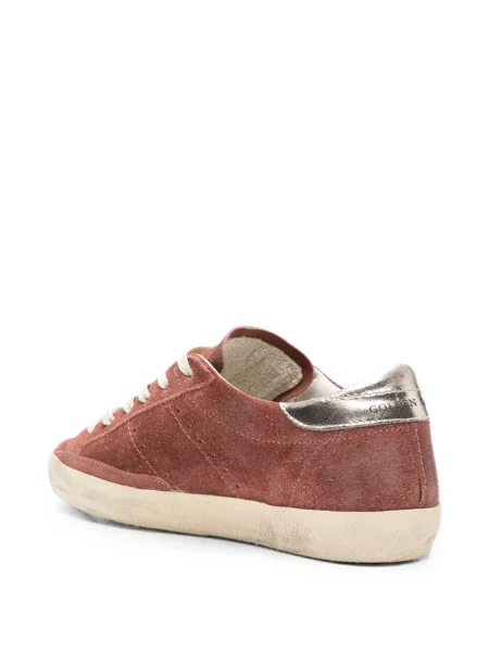 Szarvasbőr sneaker Golden Goose piros