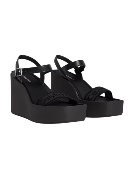 Sneakers Calvin Klein Wedge 70 Sandal Webbin Black EUR 40 czarne