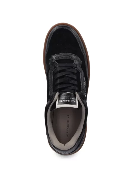 Sneakerși Allsaints cu imagine negru