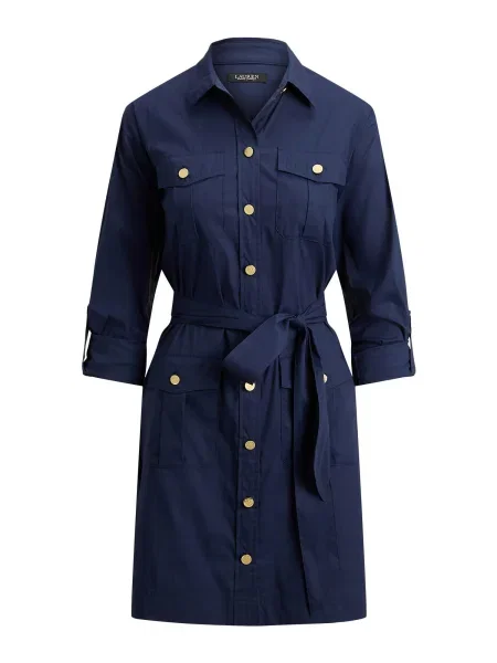 Lauren Ralph Lauren Košeľové šaty námornícka modrá