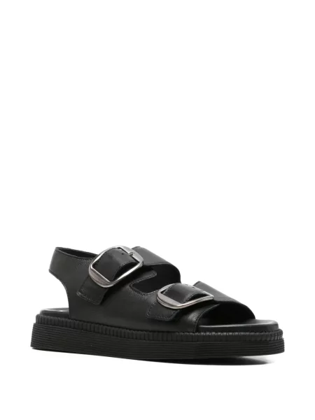 Sandale Sergio Moretti Firenze cu cataramă slingback negru