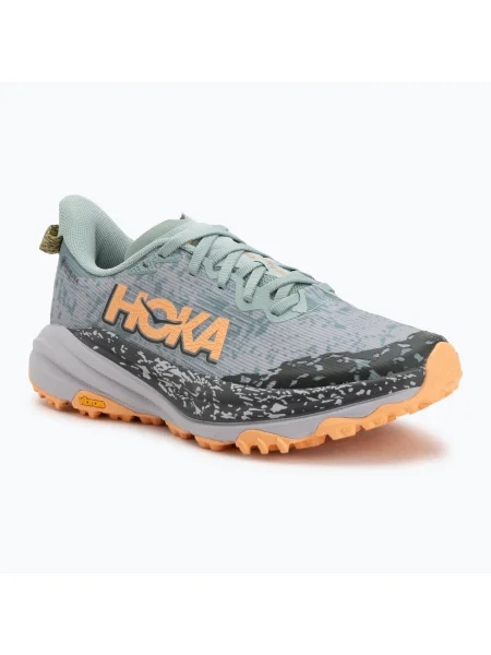 Дамски обувки за бягане HOKA Speedgoat 6 GTX jade/ash grey сиво
