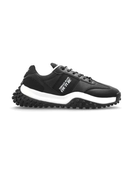 Sneakersy Versace Jeans Couture z logo czarne